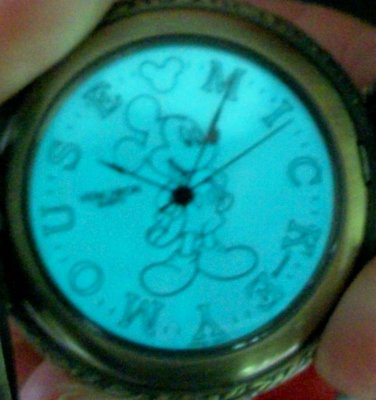Brand-New Disney Light Up Mickey Mouse Pocket Watch! HTF! Gorgeous!