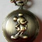 Brand-New Disney Light Up Mickey Mouse Pocket Watch! HTF! Gorgeous!
