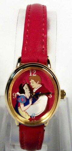 Brand-New Disney Oval Bezel Prince and Snow White Watch! Stunning! HTF!