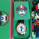 Brand-New Disney Nutcracker Christmas Mickey Mouse Watch! HTF Pts. To Time!