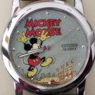 New Disney Citizen Men Mickey Mouse Watch! Original Case! HTF! Stunning!