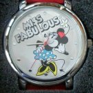 Brand-New Disney Large Dial Minnie Mouse Watch! In Collector's Tin! Large Dial!