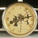 Brand-New Disney Seiko 14kt Gold Ladies Mickey Mouse Watch! HTF! Retired! Pretty
