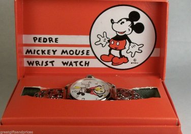 Disney New Pedre Mickey Mouse Watch! Beautiful! New! HTF!