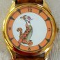 Brand-New Disney LARGE DIAL Points To Time Disney MENS Tigger Watch! HTF!