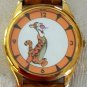 Brand-New Disney LARGE DIAL Points To Time Disney MENS Tigger Watch! HTF!