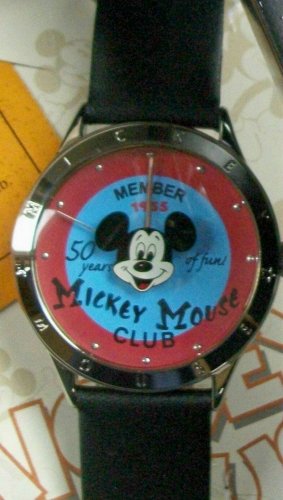 Brand-New Disney Anniversary Mickey Mouse Club Watch! Collectors Pin! HTF!