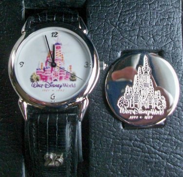 Brand-New Disney .999 Sterling Silver Disney Watch! Sterling Pin too! HTF! LE!