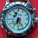 Brand-New Disney Kinetic Seiko Mens Mickey Mouse Watch! Retired! HTF! Gorgeous!