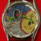 New Armitron Marvin the Martian Watch! HTF! Retired! Marvin & Daffy on Dial! HTF