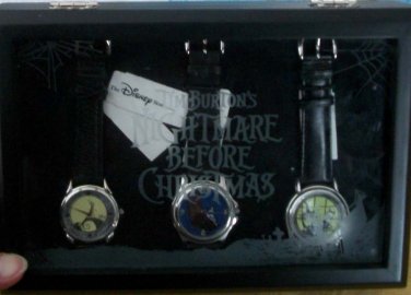 Brand-New Disney Nightmare Before Christmas Watch Set! Limited Edition! HTF!