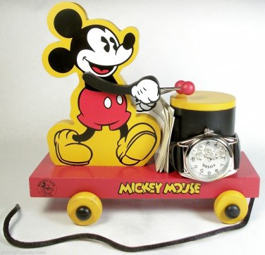 Disney Limited Edition Fossil Mickey Mouse Watch! NEW Train & COA Free Gift