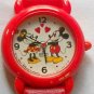New Disney Minnie Mouse and Mickey Mouse Watch With Hearts! By Lorus! HTF!