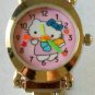 New Hello Kitty Italian Charm Watch! HTF! Stunning Italian Charm Band!