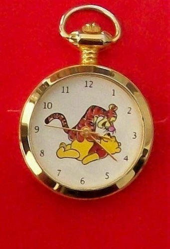 Brand-New Disney Winnie the Pooh Pendant Watch! W/TIGGER TOO! Retired!