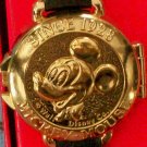 Brand-New Disney Gold Coin Flip Top Lorus Mickey Mouse Watch! RARE! HTF!