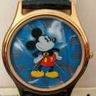 Brand-New Disney Blue Mother of Pearl Mens Mickey Mouse Watch! By Lorus! HTF!