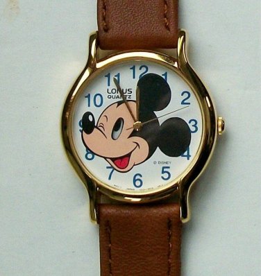 Brand-New Disney Animated Winking Mickey Mouse Watch! By Lorus! HTF! RETIRED!
