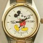 New Disney Seiko Gold and Silver Ladies Mickey Mouse Watch! Extremely Rare! HTF