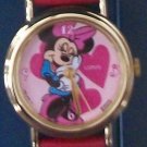 Brand-New Disney Minnie Mouse Watch For Valentine's Day! By Lorus! HTF!