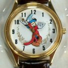 New Disney Animated Sorcerer Mickey Mouse Watch! Large Dial! 30MM!! HTF! Wow!