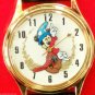 New Disney Animated Sorcerer Mickey Mouse Watch! Large Dial! 30MM!! HTF! Wow!