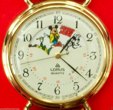 Disney Stunning Animated Mickey Mouse Watch! New and Very Rare!