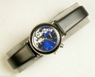 Disney Musical Mickey Mouse Watch! Blue dial Mickey and Friends! New! Free Gift