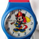 Disney Fireman mickey Mouse Watch New Hard To Find!