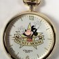 Disney Gold Mickey Mouse Pocket Watch Very Rare! New! HTF!