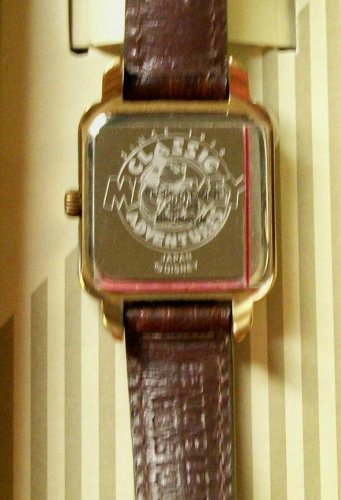 Brand-New Disney ANIMATED Fossil Mickey Mouse Watch W/Goofy & Donald too! HTF!