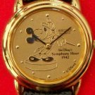 New! Disney Symphony Hour Mens Seiko Mickey Mouse Watch! HTF! Gorgeous!