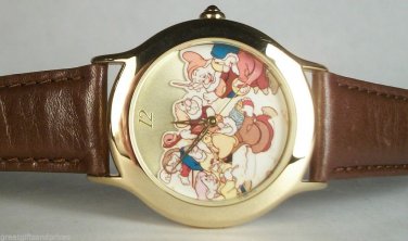 Disney Limited Edition Dwarves Snow White Watch! New! HTF! Free Gift & Watch!