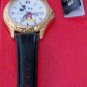 New Disney Mens Seiko Mickey Mouse Watch! Ornate Bezel! W/Date! Pts. To Time!