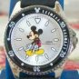 Brand-New Disney Ladies Mickey Mouse Watch! Divers Like Dial! HTF!