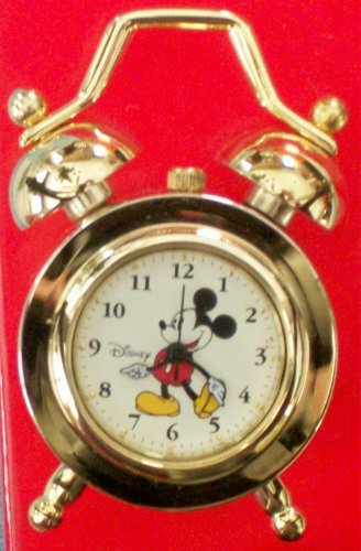 Brand-New Disney Miniature Mantle Mickey Mouse Clock! Retired! Out of Production