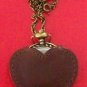 New Disney Winnie the Pooh Pendant Watch! W/Piglet & Leather Heart Holder! HTF!