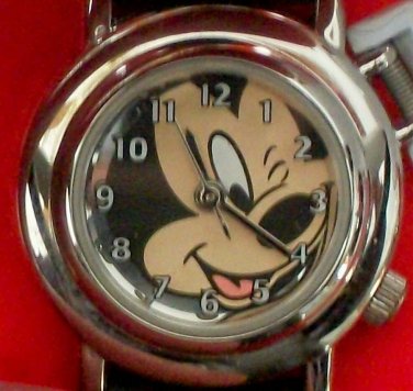 New Disney Flip Top Mickey Mouse Watch! Retired! HTF!~ Unique! Adorable!