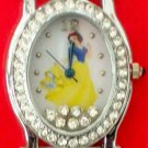 New Disney Rhinestone Encrusted Snow White Watch! Retired! HTF! Beautiful!