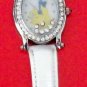 New Disney Rhinestone Encrusted Snow White Watch! Retired! HTF! Beautiful!
