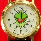 New Jim Henson Kermit the Frog Watch! HTF! For the ladies! Gorgeous! Retired!