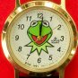 New Jim Henson Kermit the Frog Watch! HTF! For the ladies! Gorgeous! Retired!