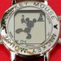 New! Disney Silver Funamation Mickey Mouse Watch! Animated! Neat! HTF!