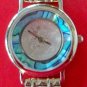 New! Disney Abalone Ladies Mickey Mouse Watch! Gorgeous! Retired! HTF!