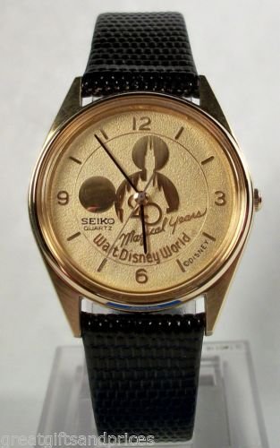 Disney Anniversary Seiko Mickey Mouse Watch! New! Hard To Find!