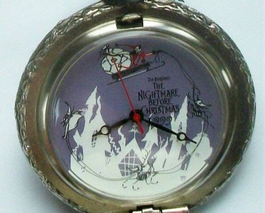 Brand-New Disney Nightmare Before Christmas Pocket Watch! HTF! MADE ONE YEAR!