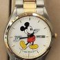 Brand-New Disney Seiko Mens Mickey Mouse Watch! Day & Date! Out of Prod!~ HTF!