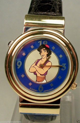 Disney DUAL TIMEPIECES Alladin Watch! Two Timepieces in One! HTF! New!