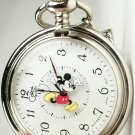 Brand-New Animated Colibri Mickey Mouse Pocket Watch! Mickey Moves! HTF!
