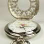 Brand-New Animated Colibri Mickey Mouse Pocket Watch! Mickey Moves! HTF!